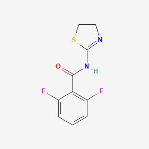 molecular formula C10H8F2N2OS B4180183 N-(4,5-dihydro-1,3-thiazol-2-yl)-2,6-difluorobenzamide 