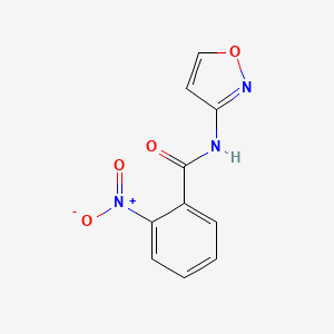 molecular formula C10H7N3O4 B4180235 N-3-isoxazolyl-2-nitrobenzamide 