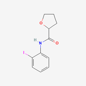 molecular formula C11H12INO2 B4180351 N-(2-iodophenyl)tetrahydro-2-furancarboxamide 
