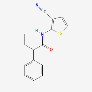N-(3-cyano-2-thienyl)-2-phenylbutanamide