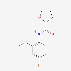 N-(4-bromo-2-ethylphenyl)tetrahydro-2-furancarboxamide