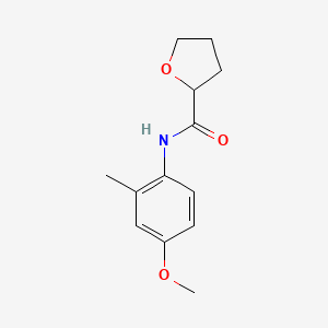 molecular formula C13H17NO3 B4180494 N-(4-methoxy-2-methylphenyl)tetrahydro-2-furancarboxamide 