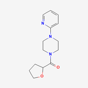 molecular formula C14H19N3O2 B4180591 1-(2-pyridinyl)-4-(tetrahydro-2-furanylcarbonyl)piperazine 