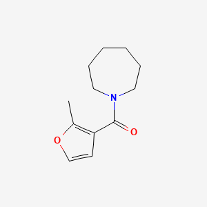 molecular formula C12H17NO2 B4180783 1-(2-methyl-3-furoyl)azepane 