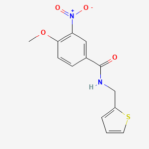 4-methoxy-3-nitro-N-(2-thienylmethyl)benzamide