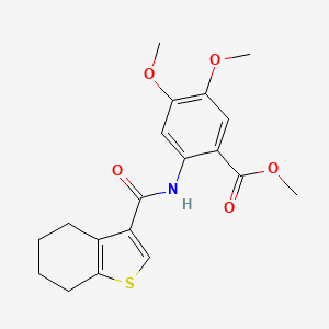 methyl 4,5-dimethoxy-2-[(4,5,6,7-tetrahydro-1-benzothien-3-ylcarbonyl)amino]benzoate