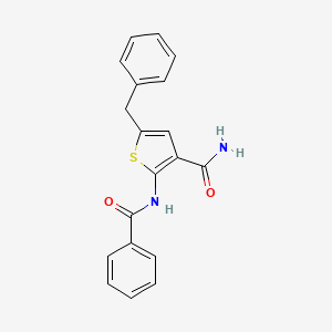 2-(benzoylamino)-5-benzyl-3-thiophenecarboxamide