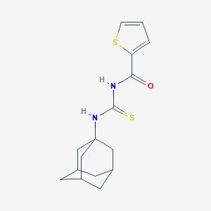 molecular formula C16H20N2OS2 B418086 N-(1-adamantyl)-N'-(2-thienylcarbonyl)thiourea 