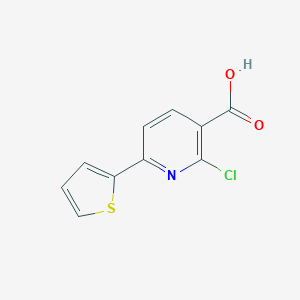 molecular formula C10H6ClNO2S B418089 2-Chloro-6-thien-2-ylnicotinic acid CAS No. 462066-76-8
