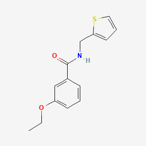molecular formula C14H15NO2S B4180936 3-ethoxy-N-(2-thienylmethyl)benzamide 