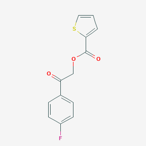 2-(4-Fluorophenyl)-2-oxoethyl 2-thiophenecarboxylate