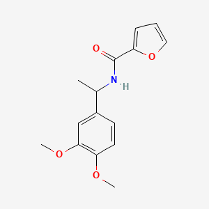 molecular formula C15H17NO4 B4181037 N-[1-(3,4-dimethoxyphenyl)ethyl]-2-furamide 