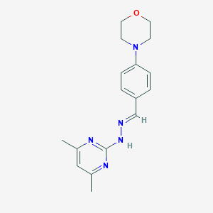 4-(4-Morpholinyl)benzaldehyde (4,6-dimethyl-2-pyrimidinyl)hydrazone