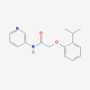 molecular formula C16H18N2O2 B4181136 2-(2-isopropylphenoxy)-N-3-pyridinylacetamide 
