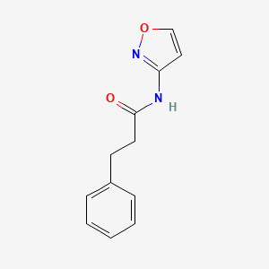 molecular formula C12H12N2O2 B4181205 N-3-isoxazolyl-3-phenylpropanamide 