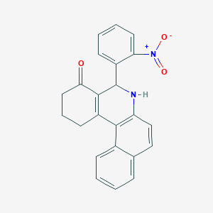 5-{2-nitrophenyl}-2,3,5,6-tetrahydrobenzo[a]phenanthridin-4(1H)-one