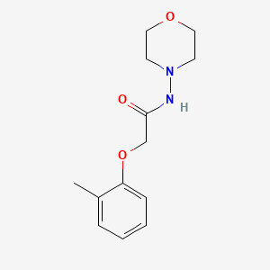 molecular formula C13H18N2O3 B4181363 2-(2-methylphenoxy)-N-4-morpholinylacetamide 