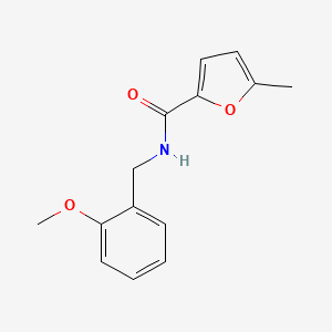 molecular formula C14H15NO3 B4181463 N-(2-methoxybenzyl)-5-methyl-2-furamide 
