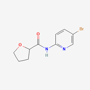 molecular formula C10H11BrN2O2 B4181535 N-(5-bromo-2-pyridinyl)tetrahydro-2-furancarboxamide 