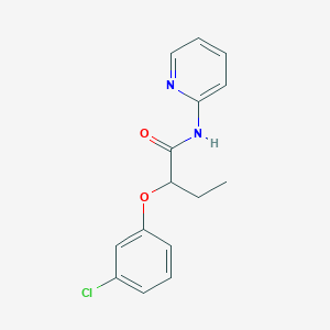 2-(3-chlorophenoxy)-N-2-pyridinylbutanamide