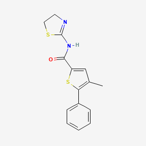 N-(4,5-dihydro-1,3-thiazol-2-yl)-4-methyl-5-phenyl-2-thiophenecarboxamide