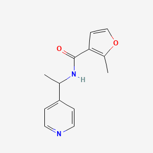 molecular formula C13H14N2O2 B4181706 2-methyl-N-[1-(4-pyridinyl)ethyl]-3-furamide 