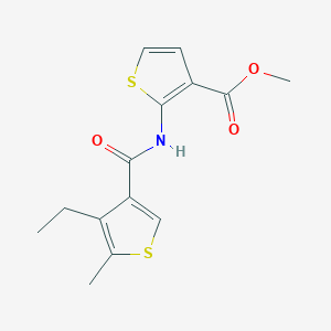 methyl 2-{[(4-ethyl-5-methyl-3-thienyl)carbonyl]amino}-3-thiophenecarboxylate