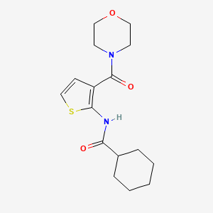 N-[3-(4-morpholinylcarbonyl)-2-thienyl]cyclohexanecarboxamide