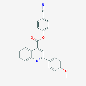 4-Cyanophenyl 2-(4-methoxyphenyl)-4-quinolinecarboxylate