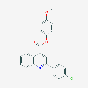 4-Methoxyphenyl 2-(4-chlorophenyl)-4-quinolinecarboxylate