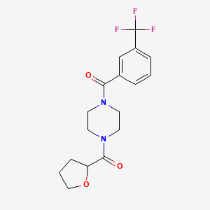 1-(tetrahydro-2-furanylcarbonyl)-4-[3-(trifluoromethyl)benzoyl]piperazine