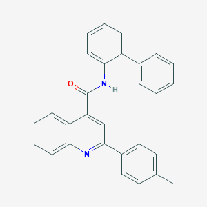 N-[1,1'-biphenyl]-2-yl-2-(4-methylphenyl)-4-quinolinecarboxamide