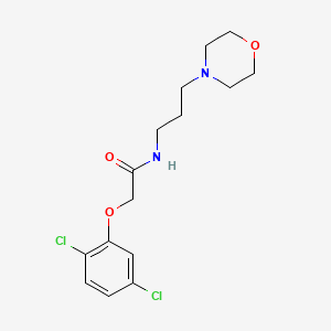 molecular formula C15H20Cl2N2O3 B4182021 2-(2,5-dichlorophenoxy)-N-[3-(4-morpholinyl)propyl]acetamide 