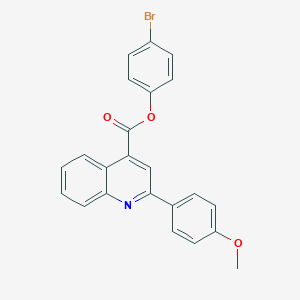 4-Bromophenyl 2-(4-methoxyphenyl)quinoline-4-carboxylate