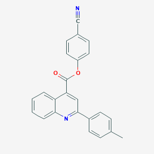 4-Cyanophenyl 2-(4-methylphenyl)-4-quinolinecarboxylate