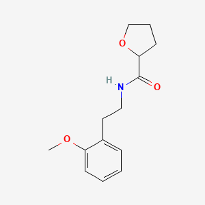N-[2-(2-methoxyphenyl)ethyl]tetrahydro-2-furancarboxamide