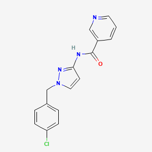 N-[1-(4-chlorobenzyl)-1H-pyrazol-3-yl]nicotinamide