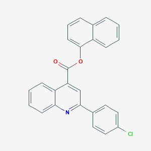 Naphthalen-1-yl 2-(4-chlorophenyl)quinoline-4-carboxylate