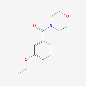 molecular formula C13H17NO3 B4182095 4-(3-ethoxybenzoyl)morpholine 