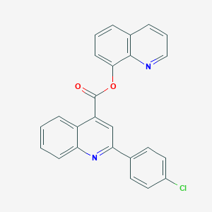 8-Quinolinyl 2-(4-chlorophenyl)-4-quinolinecarboxylate