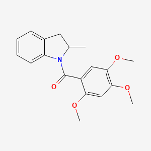 2-methyl-1-(2,4,5-trimethoxybenzoyl)indoline