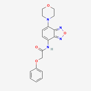 N-[7-(4-morpholinyl)-2,1,3-benzoxadiazol-4-yl]-2-phenoxyacetamide
