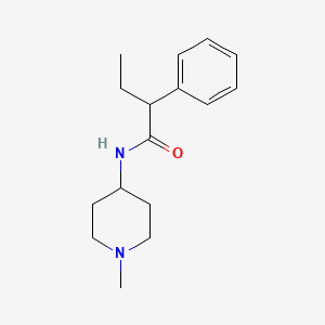 N-(1-methyl-4-piperidinyl)-2-phenylbutanamide