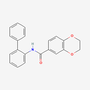 N-2-biphenylyl-2,3-dihydro-1,4-benzodioxine-6-carboxamide