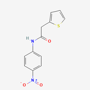 molecular formula C12H10N2O3S B4182402 N-(4-nitrophenyl)-2-(2-thienyl)acetamide 