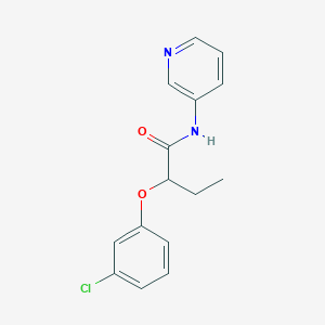 2-(3-chlorophenoxy)-N-3-pyridinylbutanamide