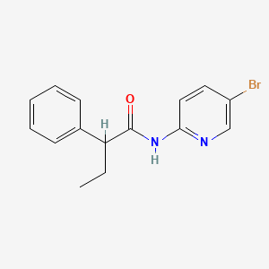 N-(5-bromo-2-pyridinyl)-2-phenylbutanamide