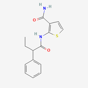 2-[(2-phenylbutanoyl)amino]-3-thiophenecarboxamide