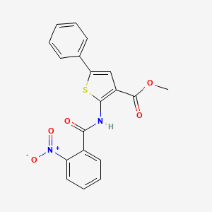 methyl 2-[(2-nitrobenzoyl)amino]-5-phenyl-3-thiophenecarboxylate