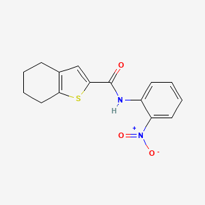 N-(2-nitrophenyl)-4,5,6,7-tetrahydro-1-benzothiophene-2-carboxamide